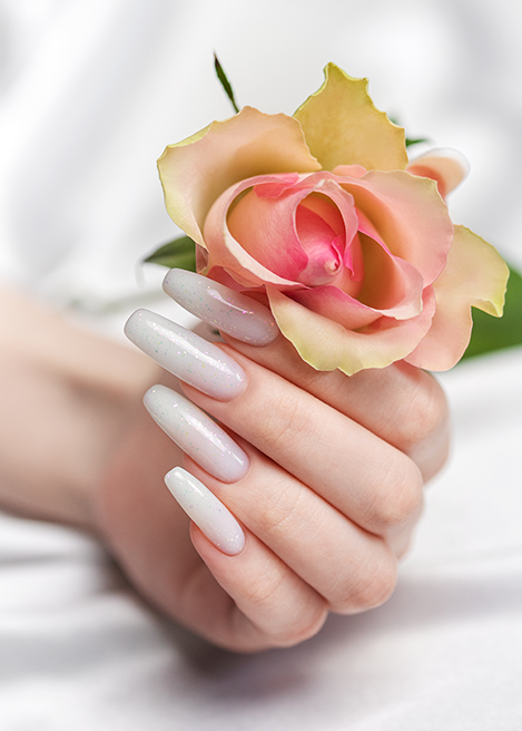 Beautiful manicure at Noor Nail Spa